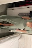 I got this dress for a wedding I'm in. It's so flattering for truly any body type. It's snug on my ribs cage area but not uncomfortable. I never felt like i was going to lose my boobs with the more revealing look. The color is exactly as described. I love the leg slit and more open chest for a sexier elegant look. The back is open too for us women who tend to need AIR when getting too hot. The material is good quality too. I would get this dress in every color. - Hanna J.