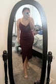 I love lulus dresses! The simple quiz to determine my size was very helpful. You pay for what you get, which is nice quality and fit! This was perfect for the wedding I am going to attend. Also, the fabric really helps hide my stomach pouch. - Jasmine