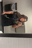 The dress is way better than the picture! The quality was very nice and breathable, very stretchy which I like, flowy, and received lots of compliments the whole party. - Aidalen B.