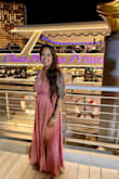 This dress was absolutely gorgeous. I bought this to wear on my vacation in Asia and I'm so glad I did. It was nice in that humid weather and it fits perfectly. You can dress it up or down. - Lisa M.