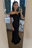 Overall a beautiful dress and very comfortable. Has some stretch to it, although it was a bit small around the bust. - Shelby H.