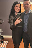 I bought this dress to wear to my work holiday party and I am so happy with it! It's very comfortable and it fits true to size, I wear a medium. I will definitely wear this every chance I get!! - Rachel R.