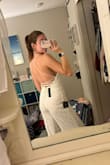 I bought this for my graduation coming up in May and it's perfect!! I like that the straps make it very adjustable. - Lindsay S.
