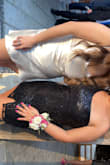 This dress fit perfectly. The sequins were not itchy. - Sophia M.