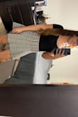Not too short, not too long, it holds its shape when you wear it so it kind of flares out a little bit, design is definitely flattering! Everything I was looking for in a skirt, with no cinch waist band, so it doesn't create a foopa! - Alexis A.