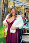 This was perfect and kept me warm outside for a wedding in 40 degree weather - Janie L.