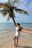 I loved this on vacation and am glad I sized up bc it was just a little small. I read other reviews and am super thankful I did since I normally wear a small but medium worked perfectly. Larger hips, size up like me! - Emana L.