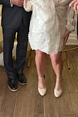 Loved these shoes, wore them for my daughter's baptism in January. They were perfect dress-up shoes. They were a little high but only because I have not been wearing heels recently - Erica L.