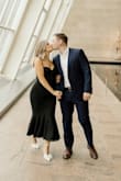 These were gorgeous in person, and fit perfectly! I couldn't figure out how to wrap the straps around to fasten them at first, but if you cross them in the back, you're good to go! I wore them for my engagement photos and they were a hit. Looks amazing in pics & can't wait to wear to the rest of my bridal events! - Angela D.