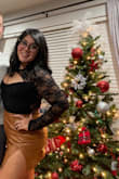 Buy this! Its so flattering and cute. I paired it with a skirt I bought from lulus for the cutest outfit. Great date night piece, zero regrets! - Athziri C.