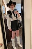 I've wanted a pair of white gogo boots since forever, and I decided to nab these while they were on sale even though I didn't love the exposed heel. Not only has it grown on me, I now love them even better than I would a classic all-white boot! These are comfortable enough to walk pretty long distances in and definitely to stand and dance. They're a little loose around the leg for me, but that's just fine since it means I can sneak in legwarmers when it's cold and I don't want to wear tights. - Madison J.