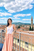 I love this skirt! I wore it all over Paris and Italy, it's lightweight without being see-through, and has great movement to it when you walk without it being too full. Easy to dress up or dress down. United lost my luggage with this skirt in it, and I'm buying a replacement. - Erin L.