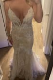 I ordered the 4 at first but I wanted a tighter fit. This dress was made for my body shape and I couldn't believe the price!! Buy this immediately. Wearing this dress to my small wedding in May. - Kelly R.