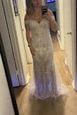 This was my second choice but didn't snatch my waist like I wanted it to. I ended up going with a different style. Also, it was hard for me to move my arms. The beading was gorgeous. - Kelly R.