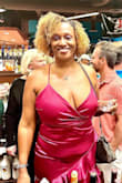 This dress looks and feels good on. Classy. I love it. - Lynette D.