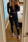 It's a goody! My first one arrived ripped and I needed a replacement so be careful with the fabric but it's really nice and flattering. - Michelle L.