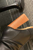 Super cute boots and I loved them! But then my heel broke during work and I no longer can wear them. I'm super disappointed. - Sydney R.