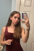 love how elegant yet comfy this dress is! i wore it to a winter formal and it was great to dance in. good quality material and love the neckline. - Mariana L.
