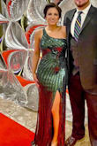 I wore this dress for a Mardi Gras Ball and received so many compliments. The quality was great for the price. Be careful when zipping. I snagged a string and a line of beads fell off! Thankfully, you could not tell. - Chynna L.