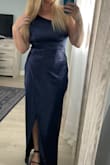 Beautifully made, uncommon material. Only concern is trying to unzip it right out of the package, the zipper was hard to get down past the seam. Because of this, I'm flying out this dress and a backup dress just in case I can't work the zipper day of wedding. Annoying for the price but otherwise great - Gillian H.
