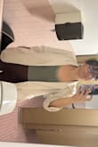 This lightweight blazer is perfect to pair casually or for more business casual attire as well. I love the ruched 3/4 sleeves - Amanda Y.