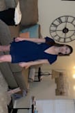 This dress fits great and I love the wrap around bow to help accentuate the waist. - Natalie W.