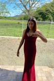 Fits very good! It was very comfortable, it was a very hot day when I took the photo. The dress also fits well with heat I didn't feel uncomfortable with it on. I recommend it. - Verenise D.