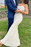 This dress is stunning. I am 5'6 and could only wear tiny heels with it though, otherwise, it would have been too short! It made my booty look good too, which we love! - Danielle