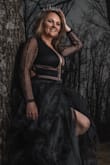 This top ended up being absolutely perfect! I wore it for my 40th birthday photo shoot! If your on the fence just buy it! - Dava S.