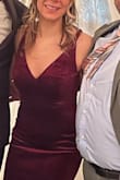 Great dress! Super comfortable and fit like a glove. Perfect for a winter wedding. - Jessica C.