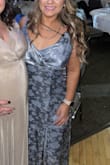 The rest of the reviews were right, there is too much material at the bust. I have a smaller chest so for me, it was not cute. I kept it because I didn't have any other option to wear before the wedding but personally would not recommend. I safety pinned it down and it still didn't help much. - Valerie G.