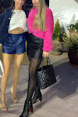 Super soft and true to size. Love the hot pink! - BRITTANY B.