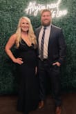 This dress was perfect for the black tie wedding we attended. The cut was flattering. Dress is low cut but stays in place well. The slit, while high, still provides the coverage you need. I was 2 months postpartum wearing this and the bodice of the dress held everything in nicely! Only issue I had was it was a little hard to zip over the hem area on the side but finally got it to go over the hem and it worked great! - Kelsey R.