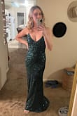 absolutely STUNNING!!! It was comfy, beautiful, and the straps are adjustable. It was just an inch too long for me with my lulus white heels on but I could still walk and be fine! It has the slightest train that's just beautiful. I wore it to a gala dance. - Bree H.