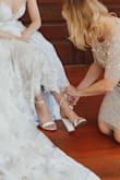 I expected them to be uncomfortable but I wore them on my wedding day and they were fine! But 6 hours in, I needed to change shoes. They DEFINITELY need to be broken in though. - Bree H.