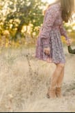 This dress is lovely! I've worn it several times - the pattern is so pretty and fits great! Great for fall family pictures! - Melissa C.