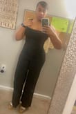 I also loved this outfit because it literally hugged every curve it was a tad on the snug side tho even with a body shaper on - Rene L.