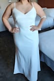 I ordered this dress as a backup in case my other one through Amazon with sketchy shipping didn't get to me (at all or in time) for my wedding. It shipped SO fast and is so elegant and beautiful! I love it so much and decided to give both dresses a spotlight with wearing one at the wedding and this one for the reception. - Angela T.