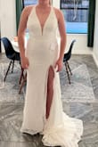 This dress is beautiful. It would be perfect for a beach wedding. It's comforting and lightweight. The color is perfect. - Mikelle W.