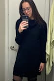 This dress is so warm and comfy, easy to add layers underneath if needed for extra warmth. It isn't super form-fitting which makes it great for being more relaxed - Elizabeth T.