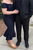 Loved this dress! It was really comfortable and flattering for my body type (muscular + curvy). I ordered a size large and it fit perfectly. I even wore Nike spandex underneath and you couldn't even tell. Perfect length for being short too (I'm 5'3). - Michelle D.
