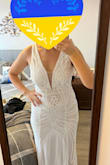I tried on 40 wedding dresses and hated most of them. This is perfect and I cant wait to wear it to my wedding in October! - Jessie M.