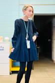 The fabric isn't super comfy, but love the oversized fit of this dress! Very versatile! Got lots of compliments the first time I wore it! - Jodie F.
