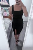 This was my first purchase from Lulus and it did not disappoint!! Absolutely love this dress! I often feel like I struggle to find dresses that fit my features and accentuate them well. I have a bigger bust and big legs, and this dress made me feel so good about my body! - Ali S.