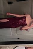 I liked this dress but didn't love it. I have a small chest and felt it left too much of an empty space on my chest. The straps I thought were weirdly thin for the dress. I also didn't like how it hugged my body. - Amanda D.
