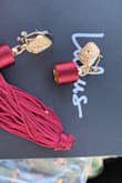 I received one earring broken on arrival, these were a part of my Valentine's Day outfit so I'm disappointed, - Jaycee J.