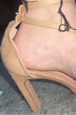 I originally ordered a 7.5. Which was huge (I am normally that size). I returned then and got a 6.5. Those were still way too big. They are cute so I tried a 3rd but time. Returning the 6.5 and ordered 5.5. Still too big to wear. Photo is of how much room in the 5.5's there was. - Alexis B.