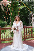 I normally wear a medium but had to size up to a large for this dress...I think my rib cage expanded after having kids. HA!  I wore my dress with a lace boho duster from Forever 21 and it was perfect ! - Carrie C.