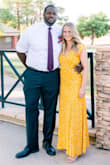 Loved wearing this dress. Was perfect for a late summer wedding. Material was thick enough that it wasn't see through but also was not too hot either. And that was important for the 115 degree Vegas weather. I needed something more conservative but fun and this hit the mail on the head. I did get it altered slightly to hem it. I also found the breast area was better for very perky individuals (and I am pretty perky considering). - Danielle J.