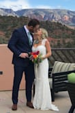 Loved this dress. The xs fit almost perfectly but ended up going with the s so I could wear my strapless bra. The lace sleeve and back is beautiful. - Norah B.